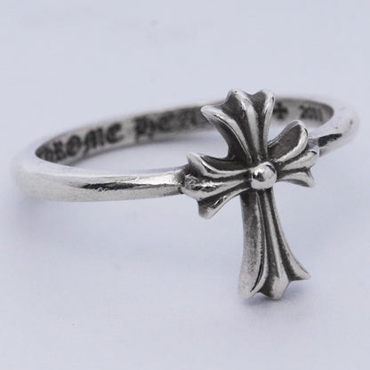 CHROME HEARTS Bubblgm CH Cross Ring Silver Size ONE SIZE