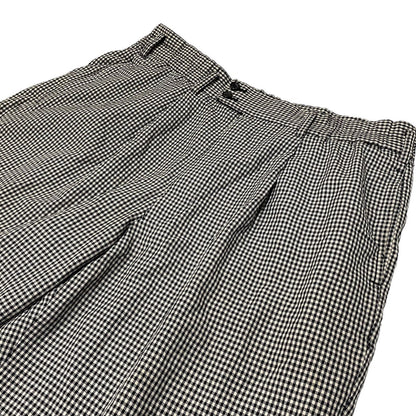 CDG HOMME PLUS 80s Vintage Tapered Check Slacks Size SIZE S