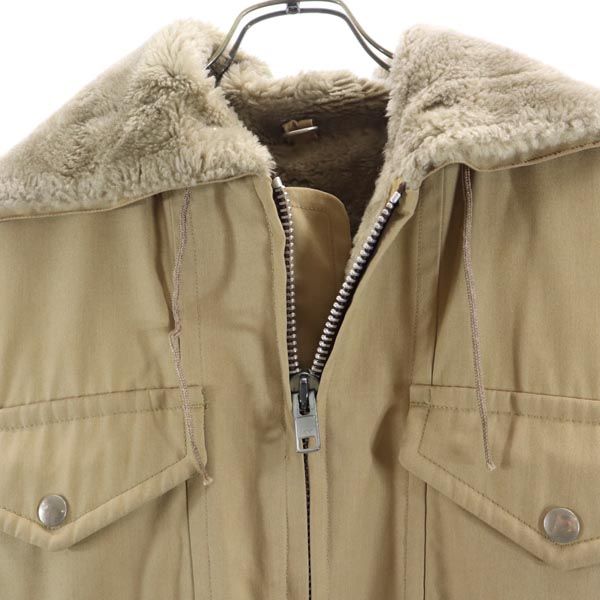 MIGHTY MAC 80s Vintage USA Mountain Hoodie Beige