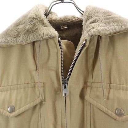 MIGHTY MAC 80s Vintage USA Mountain Hoodie Beige