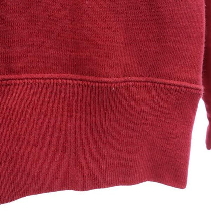 Champion 90s Logo Embroidered Red Sweatshirt Size M