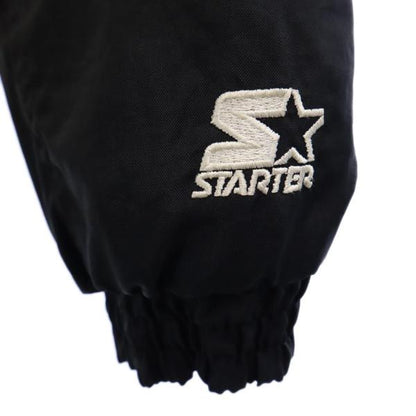 STARTER 90s NFL Steelers Padded Nylon Jacket Black Size S