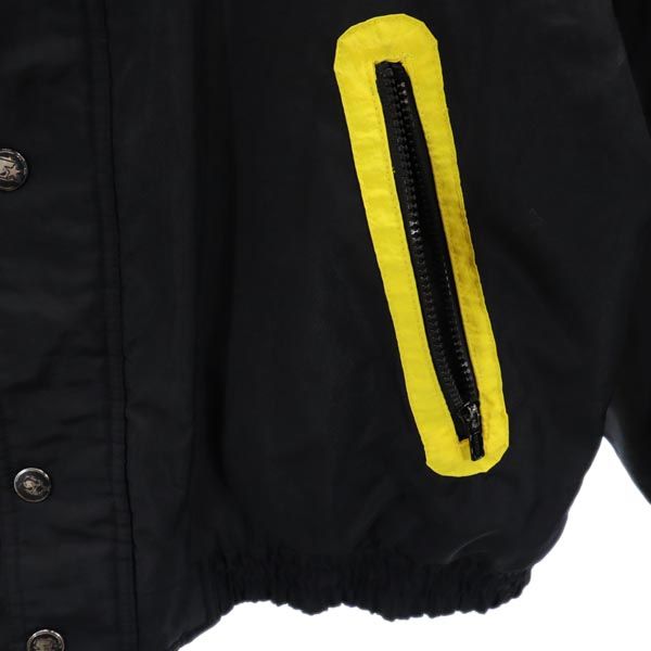 STARTER 90s NFL Steelers Padded Nylon Jacket Black Size S