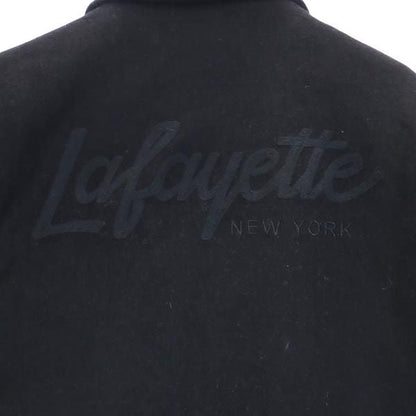 LFYT Black Back Logo Embroidered Wool Jacket Size L