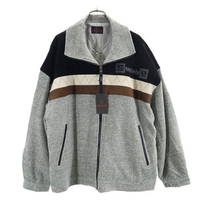 santa fe Japan Back Logo Embroidered Jacket Gray Size 3