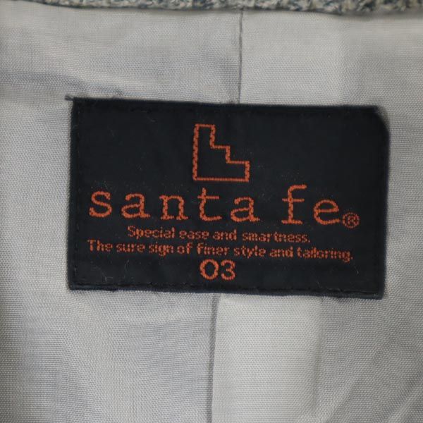 santa fe Japan Back Logo Embroidered Jacket Gray Size 3