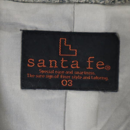 santa fe Japan Back Logo Embroidered Jacket Gray Size 3