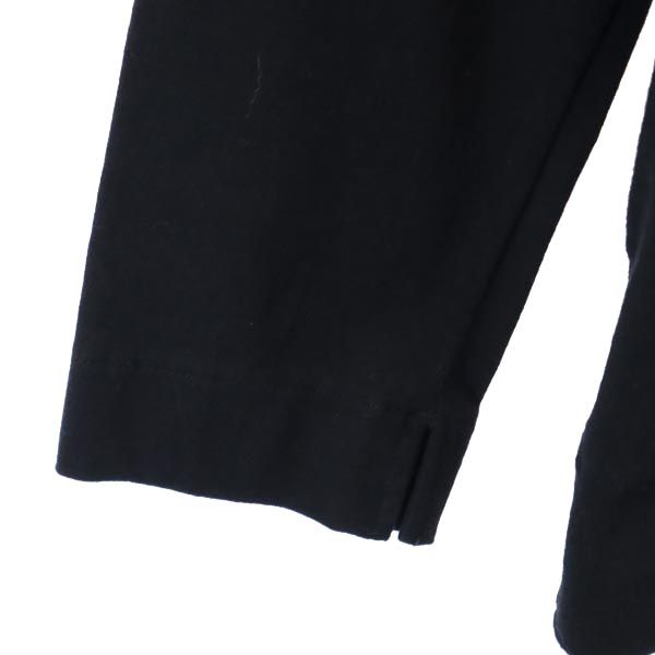 Yohji Yamamoto Collared 3/4 Sleeve Cardigan Black Size 2
