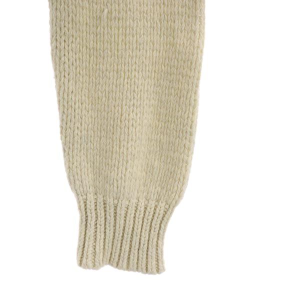STUSSY Wool Blend Lace-Up Sweater White Size M