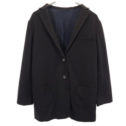 JIL SANDER Wool Blend Blazer Black Size 36
