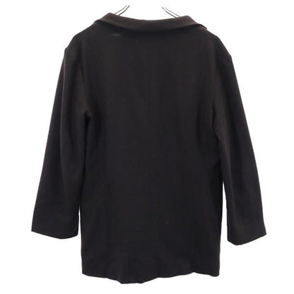 JIL SANDER Wool Blend Blazer Black Size 36