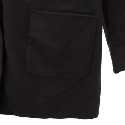 JIL SANDER Wool Blend Blazer Black Size 36