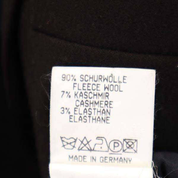 JIL SANDER Wool Blend Blazer Black Size 36