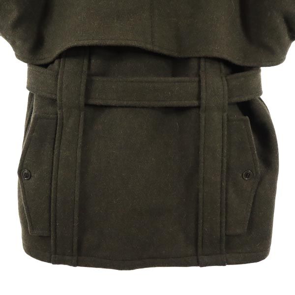 N.HOOLYWOOD Japan Wool Hooded Jacket Green Size 36
