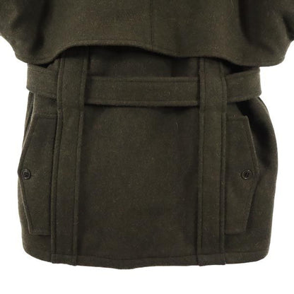 N.HOOLYWOOD Japan Wool Hooded Jacket Green Size 36
