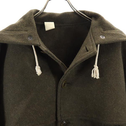 N.HOOLYWOOD Japan Wool Hooded Jacket Green Size 36