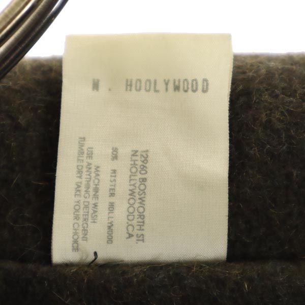 N.HOOLYWOOD Japan Wool Hooded Jacket Green Size 36