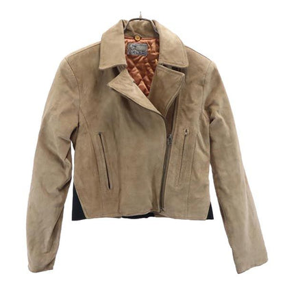 KENZO Pig Leather Padded Jacket Beige Size F