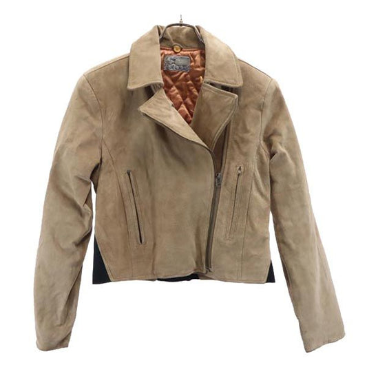 KENZO Pig Leather Padded Jacket Beige Size F