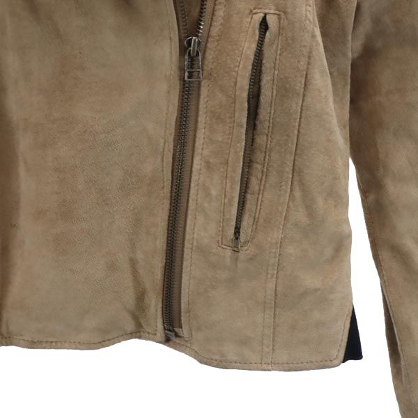 KENZO Pig Leather Padded Jacket Beige Size F