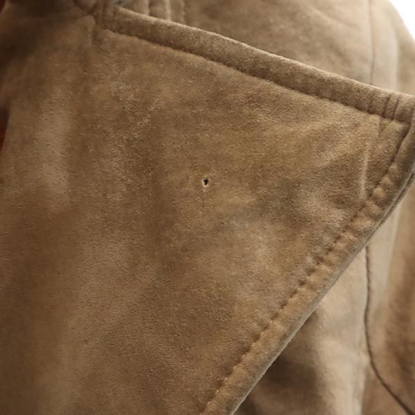 KENZO Pig Leather Padded Jacket Beige Size F