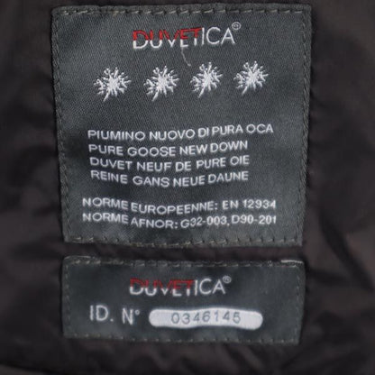 DUVETICA Long Sleeve Down Jacket Black Size 46