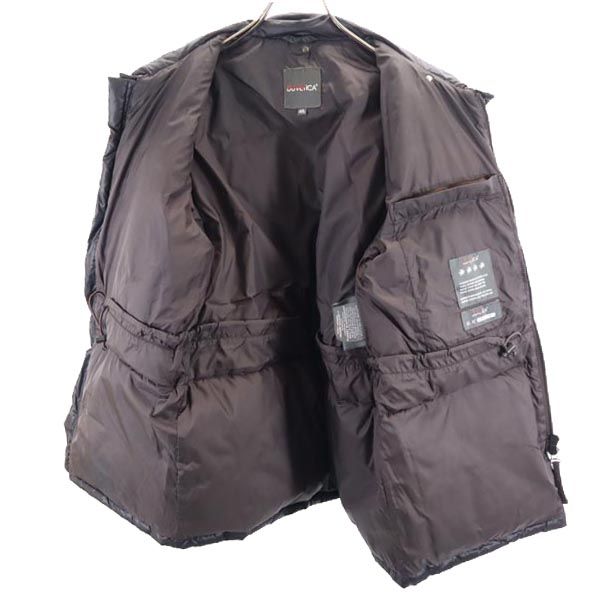 DUVETICA Long Sleeve Down Jacket Black Size 46