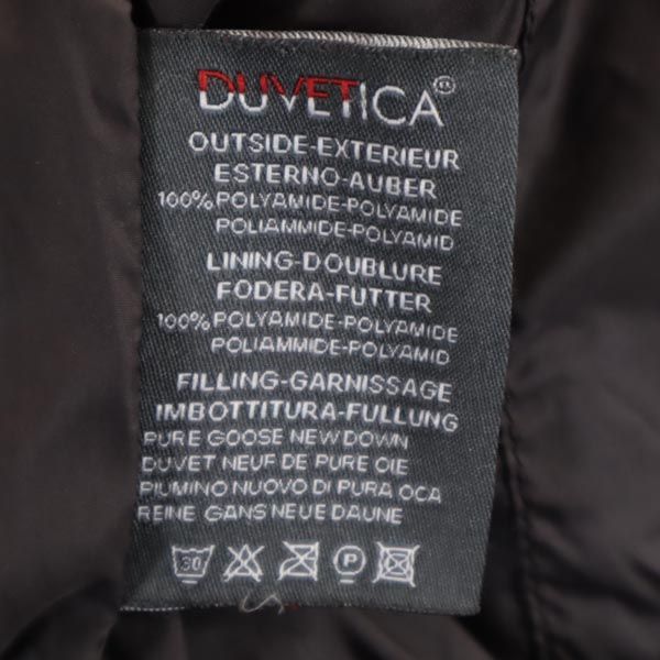 DUVETICA Long Sleeve Down Jacket Black Size 46