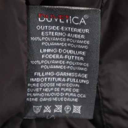 DUVETICA Long Sleeve Down Jacket Black Size 46