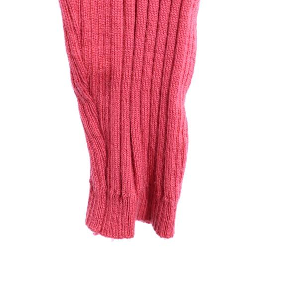 GUCCI High Neck Long Sleeve Sweater Pink Size S