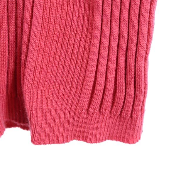 GUCCI High Neck Long Sleeve Sweater Pink Size S