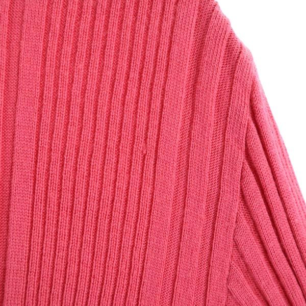 GUCCI High Neck Long Sleeve Sweater Pink Size S