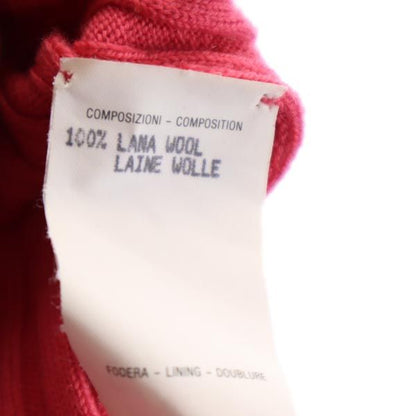 GUCCI High Neck Long Sleeve Sweater Pink Size S