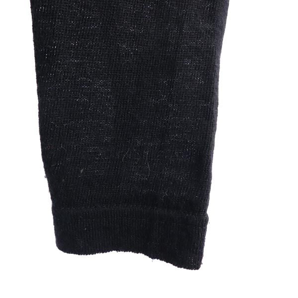 MIUMIU Italian Long Sleeve Cashmere Blend Cardigan Black Size 40