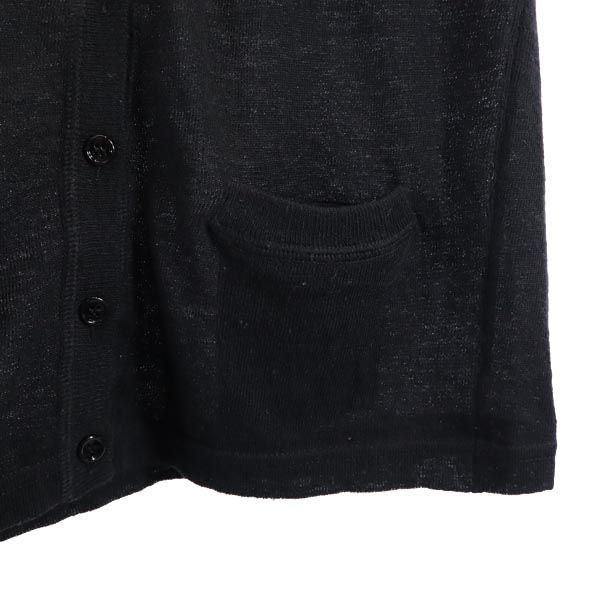 MIUMIU Italian Long Sleeve Cashmere Blend Cardigan Black Size 40