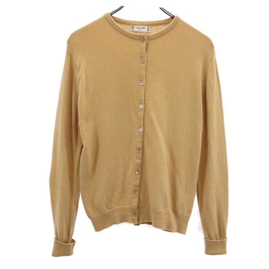 CELINE Made in Scotland 100% Cardigan Beige