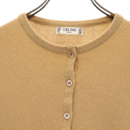 CELINE Made in Scotland 100% Cardigan Beige