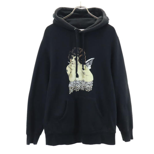 FUCKING AWESOME Angel Graphic Fleece Hoodie Black Size M