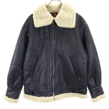ALPHA INDUSTRIES INC Sherpa Lined Flight Jacket Black Size M