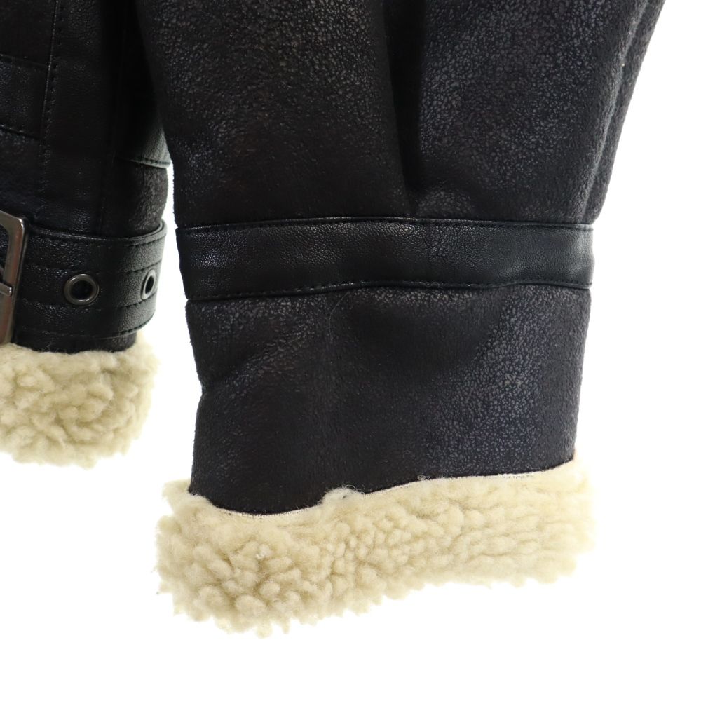 ALPHA INDUSTRIES INC Sherpa Lined Flight Jacket Black Size M