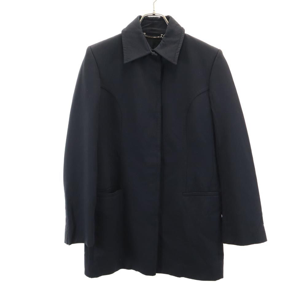 GUCCI Italian Old Wool Blend Coat Black Size 40