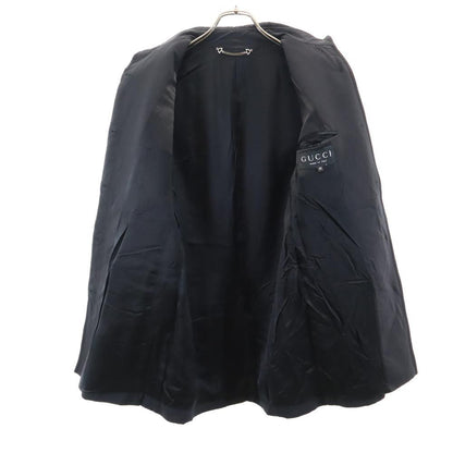 GUCCI Italian Old Wool Blend Coat Black Size 40