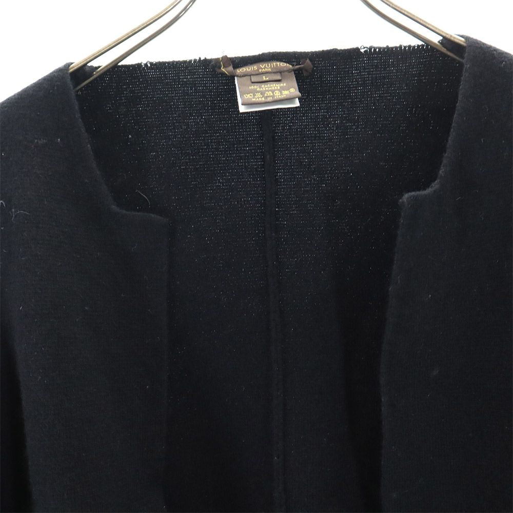 LOUIS VUITTON Cashmere Jacket Black Size L