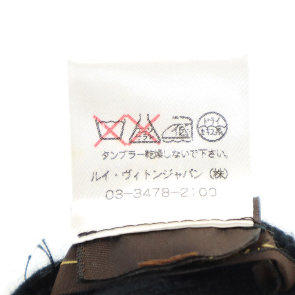 LOUIS VUITTON Cashmere Jacket Black Size L