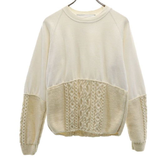 MICHAELA BUERGER Fleece Sweatshirt White