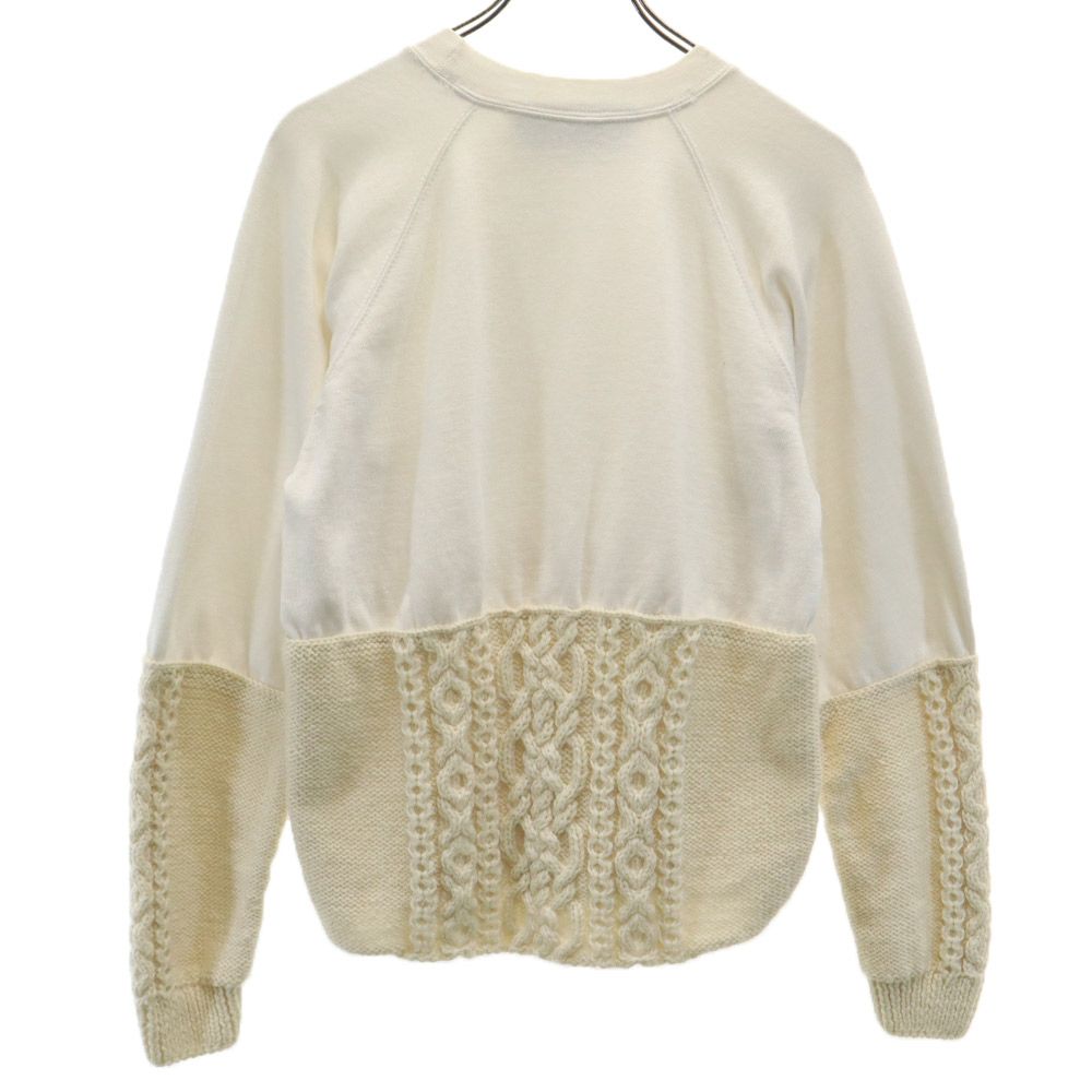 MICHAELA BUERGER Fleece Sweatshirt White