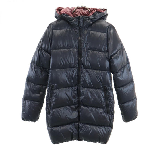DUVETICA Long Sleeve Down Jacket Navy Size 38