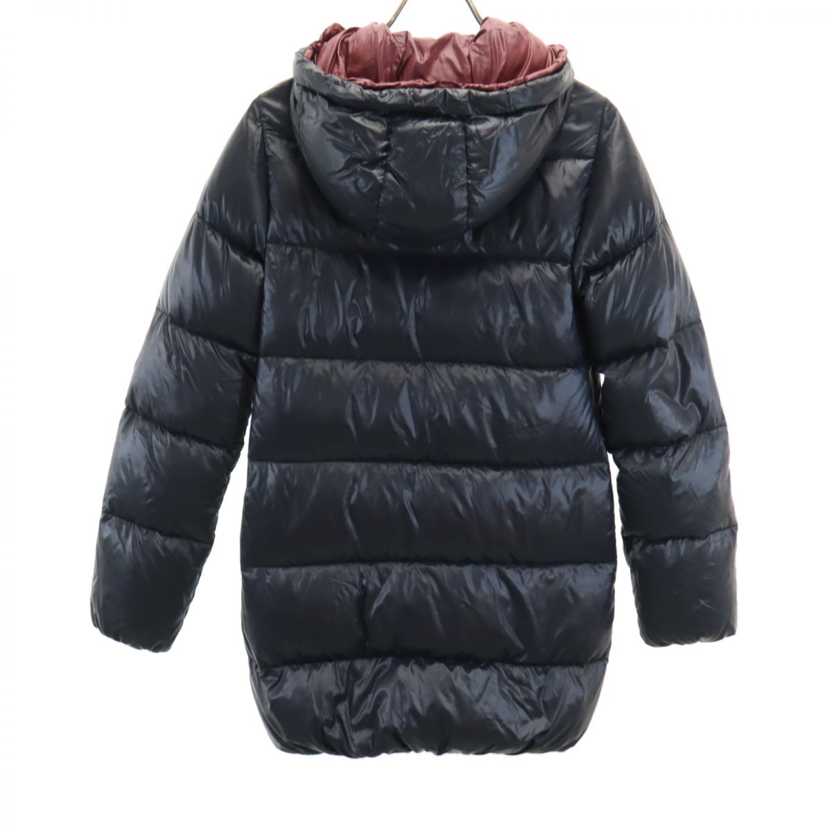DUVETICA Long Sleeve Down Jacket Navy Size 38