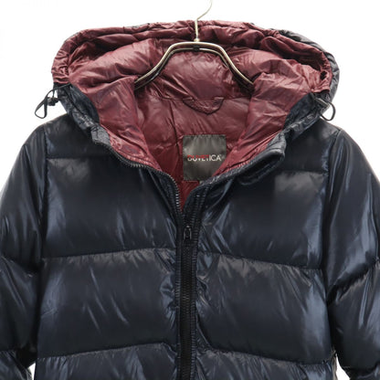 DUVETICA Long Sleeve Down Jacket Navy Size 38