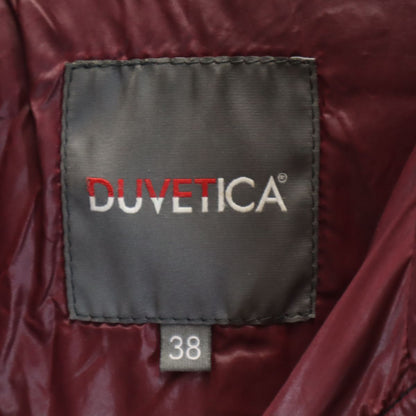 DUVETICA Long Sleeve Down Jacket Navy Size 38